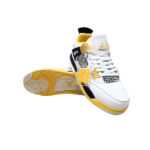 Air Jordan Retro 4 in Yellow and White