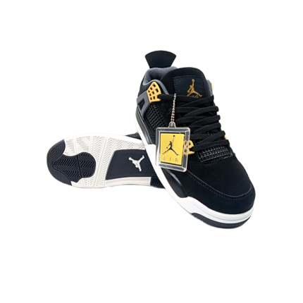 Air Jordan Retro 4 Black and Grey
