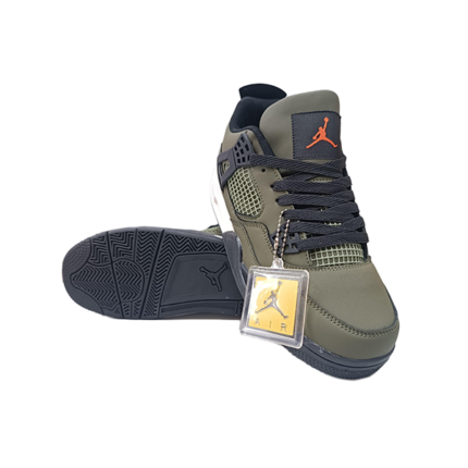 Air Jordan Retro 4 in Olive Green